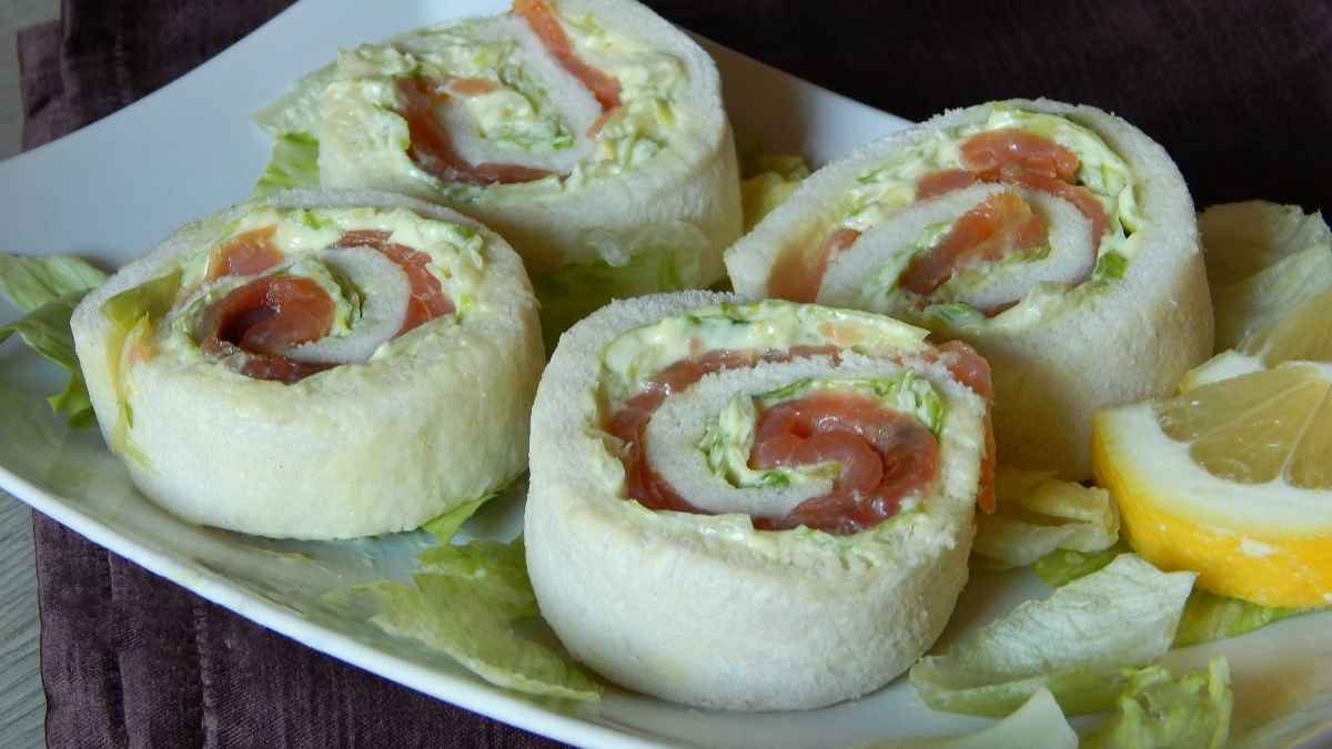 Aperitif świąteczny: Roladki z łososia